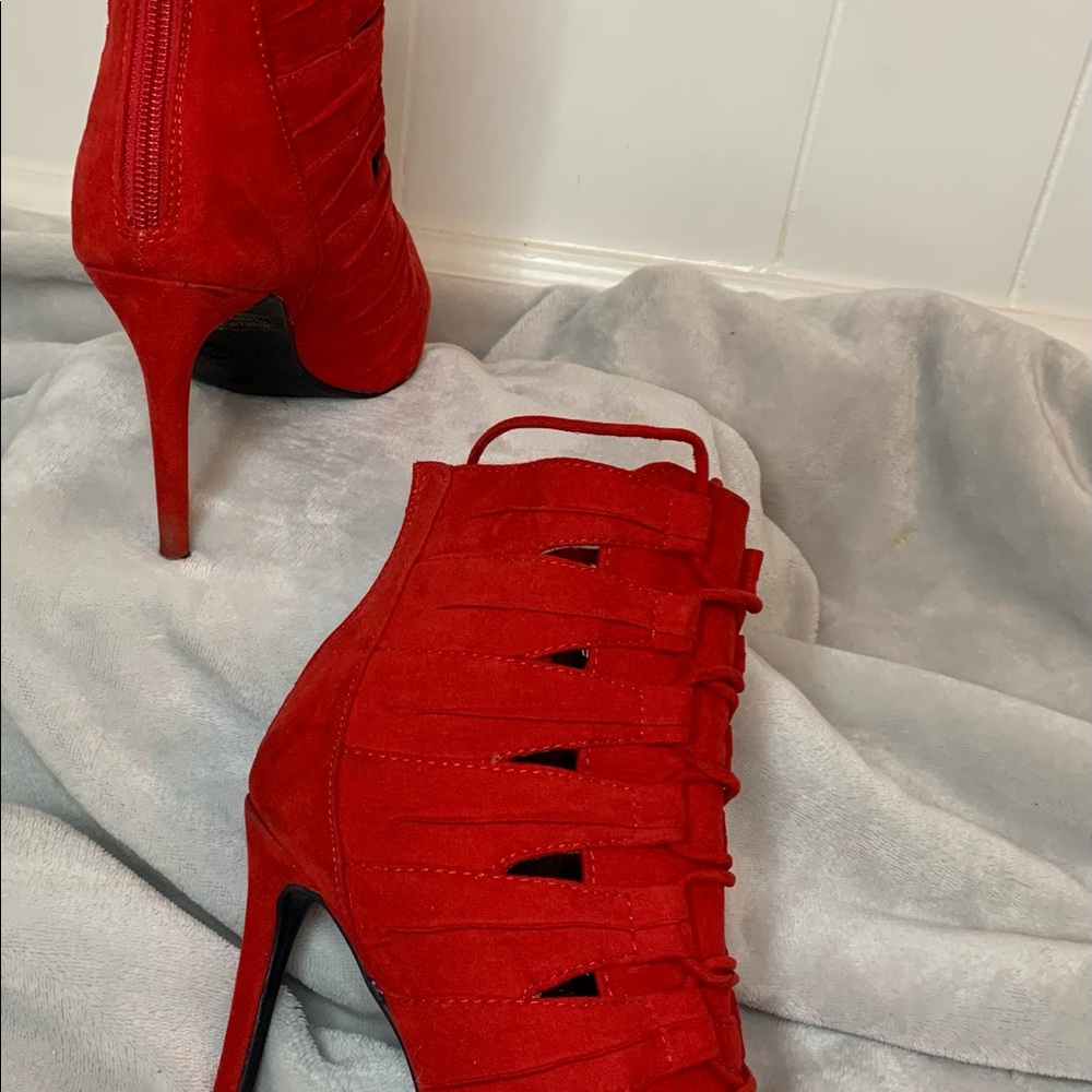 Red Booties - Picture 4 of 6